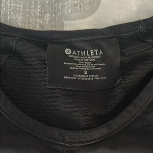 Athleta Jet Black Activewear Top
